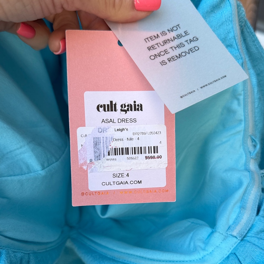 Cult Gaia Sky Blue Asal Dress